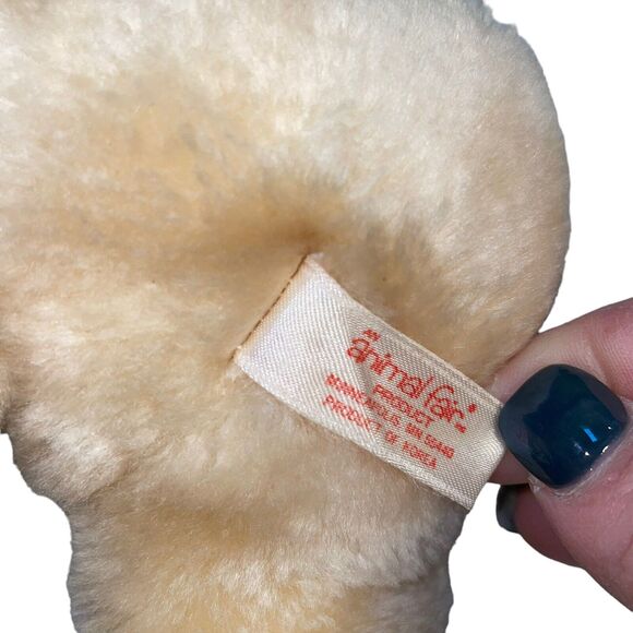 Vintage Animal Fair Tooth Fairy Bear Plush Teddy Stuffed Nursery Gift Pocket 8" - Picture 7 of 8